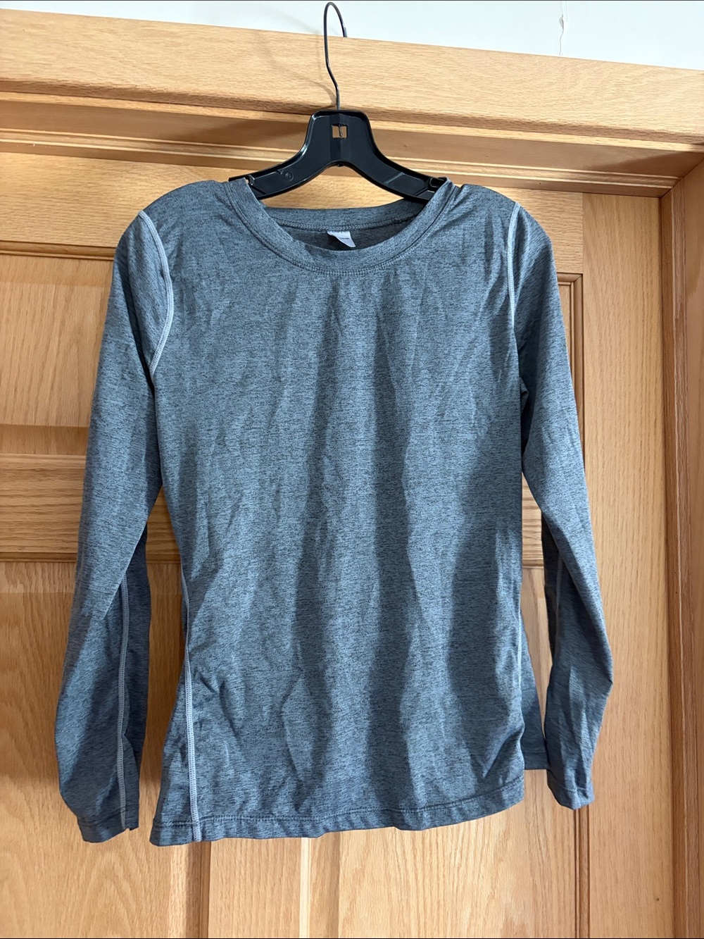 Heather Gray Athletic Long Sleeve Tee